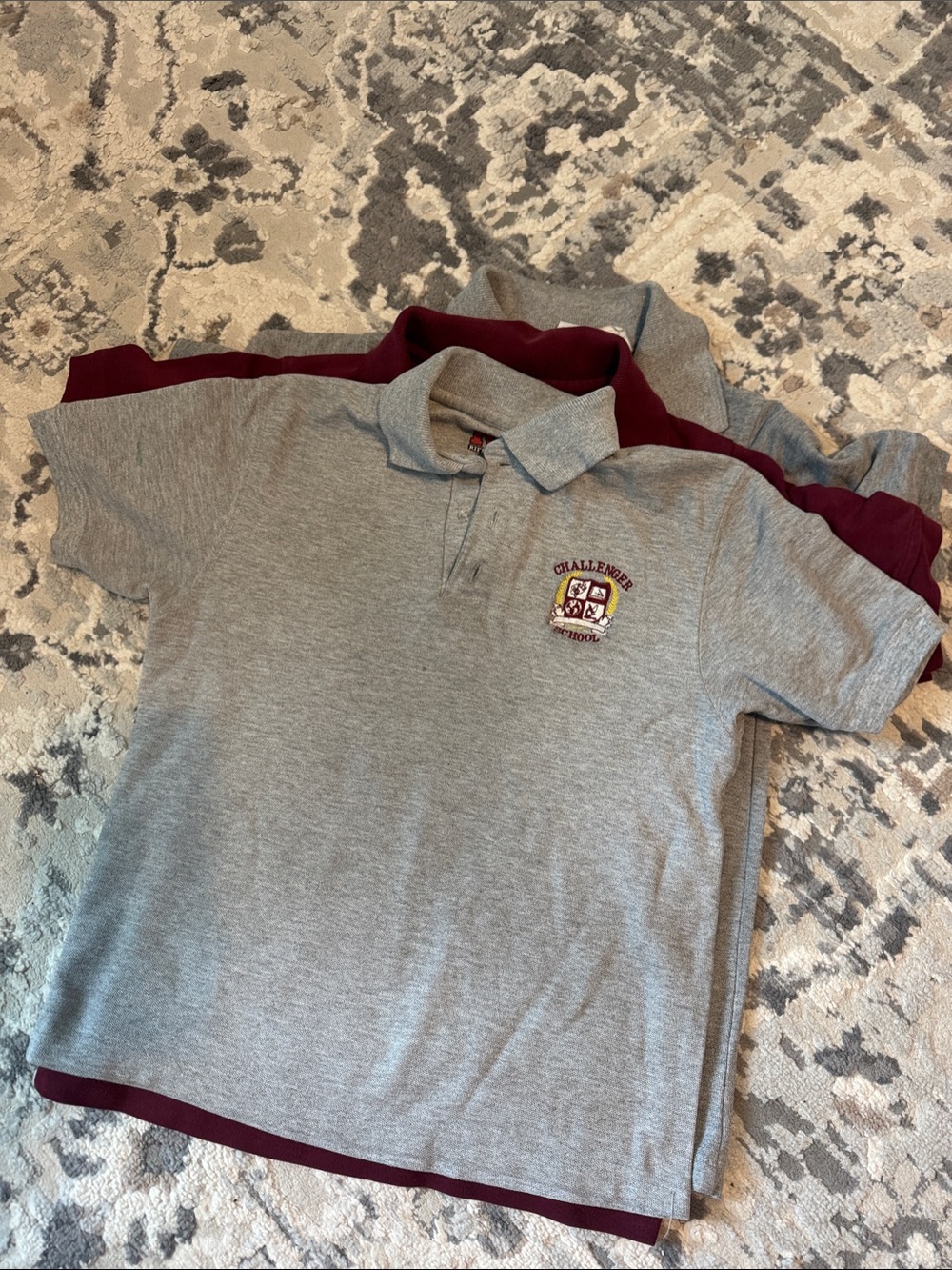 Challenger school Polo Shirt size YM